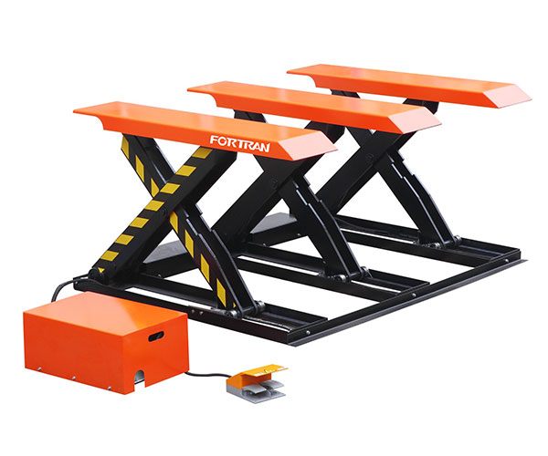 Aplikační rozsah hydraulického zvedacího stolu typu nůžky